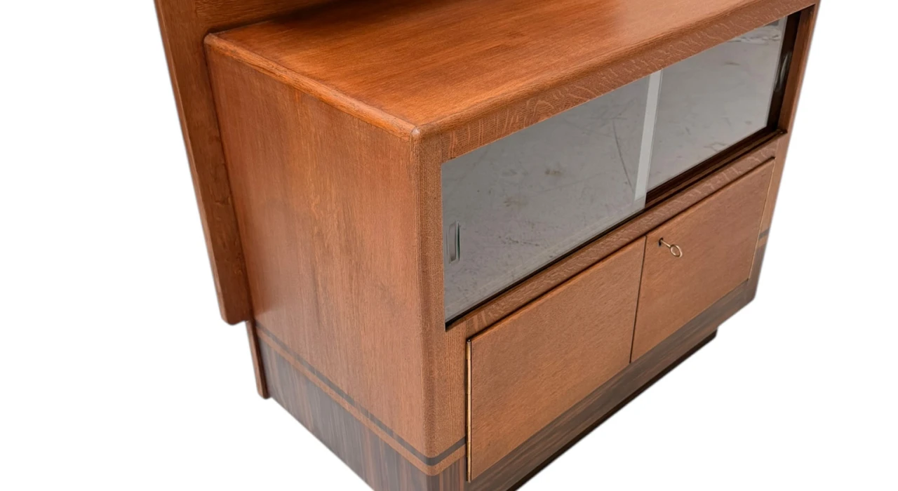 Modernist Art Deco Cabinet by Anton Lucas for N.V. Meubelkunst Leiden, 1920s